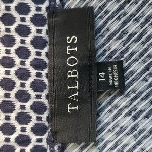 Talbots Size 14 Navy
